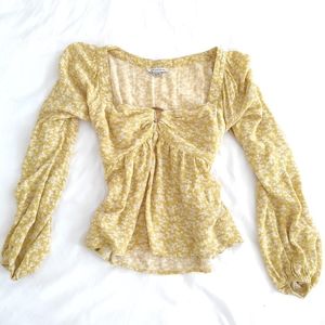 Super cute American Eagle Yellow Blouse